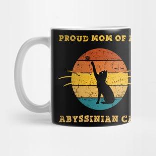 abyssinian cat mom design gift idea for abyssinian cat lovers Mug